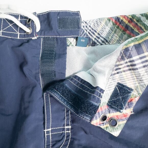 Polo Ralph Lauren Cargo Swim Trunks Mens XL Navy Blue Drawstring Mesh Lined Pony - Picture 7 of 16